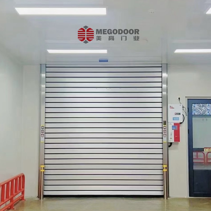 中药公司安装不锈钢快速卷帘门插图2