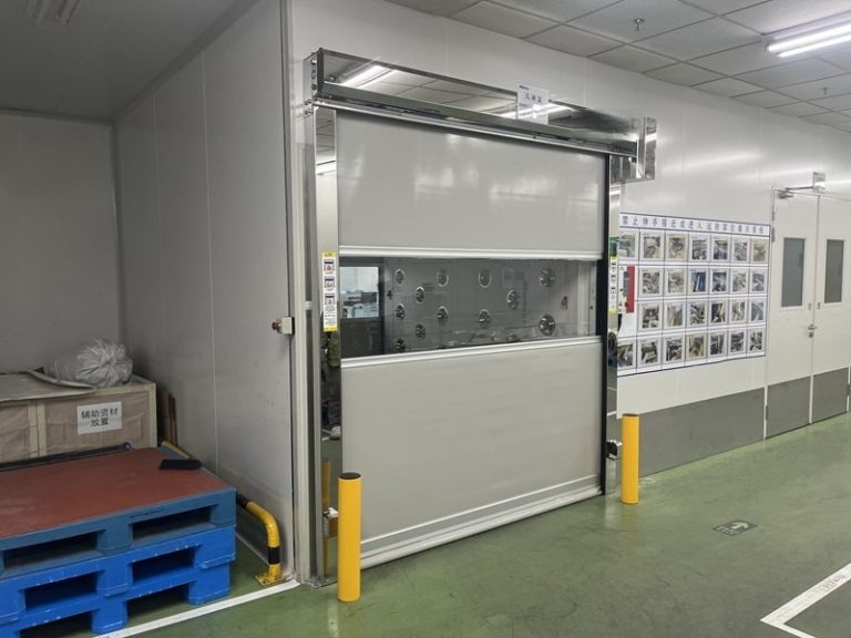 无锡风淋室旧门改造方案：手动门改自动门，平开门升级PVC快速门，支持互锁联动与AGV通讯缩略图