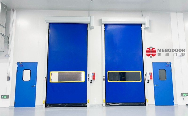 无锡厂房洁净室防尘快速卷帘门插图3