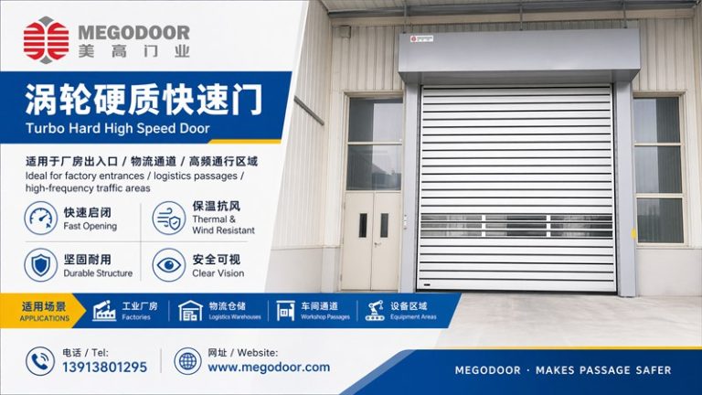 无锡车间物流门怎么选？美高门业推荐涡轮硬质快速门缩略图