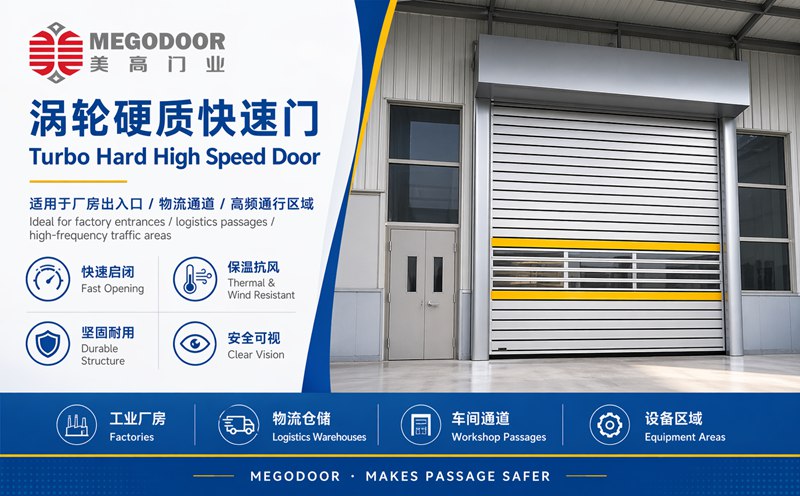 无锡车间物流门怎么选？美高门业推荐涡轮硬质快速门插图1