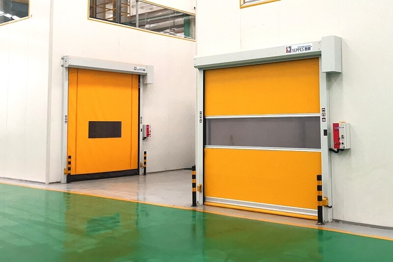 无锡厂房洁净室防尘快速卷帘门插图2